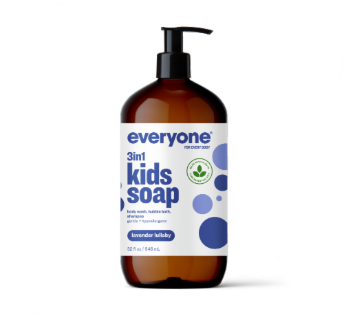 EVERYONE KIDS LAVENDER LULLABY SOAP 32 FO Perspective: front
