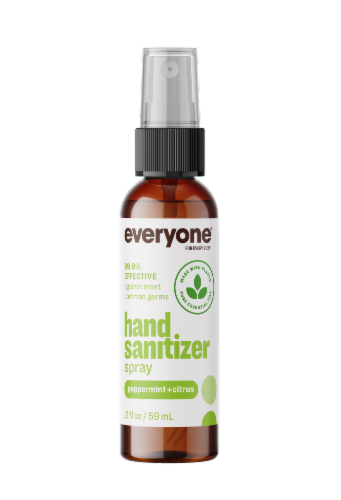 Everyone® Peppermint+Citrus Hand Sanitizer Spray Perspective: front