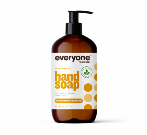 Everyone Meyer Lemon & Mandarin Liquid Hand Soap Perspective: front