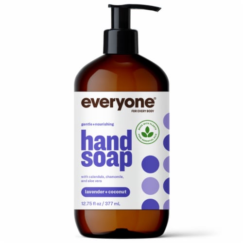 Everyone® Lavender + Coconut Hand Soap Perspective: front