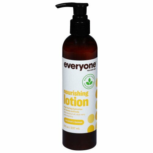 Everyone Lotion Nourishing Coconut + Lemon Lotion Perspective: front