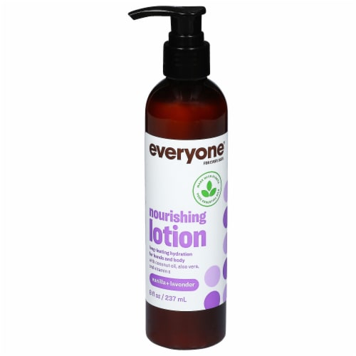 Everyone® Lotion Nourishing Vanilla + Lavender Lotion Perspective: front