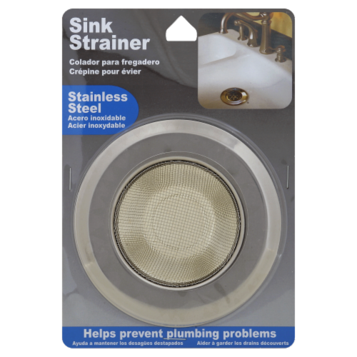 Lami Stainless Steel Sink Strainer - Silver Perspective: front