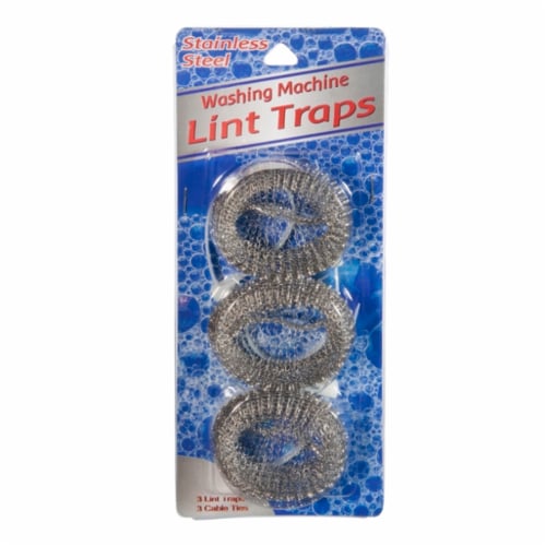 ATA Retail Stainless Steel Washing Machine Lint Traps - Silver, 3