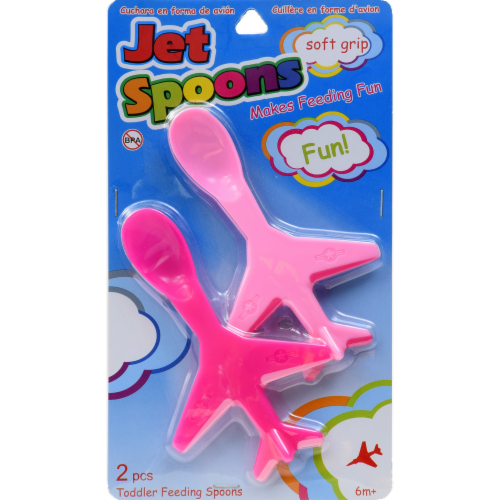 Brite Concepts Jet Toddler Feeding Spoons Perspective: front