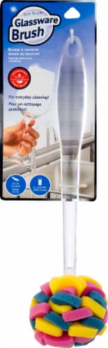 Jacent Soft Touch Glassware Sponge Brush Perspective: front