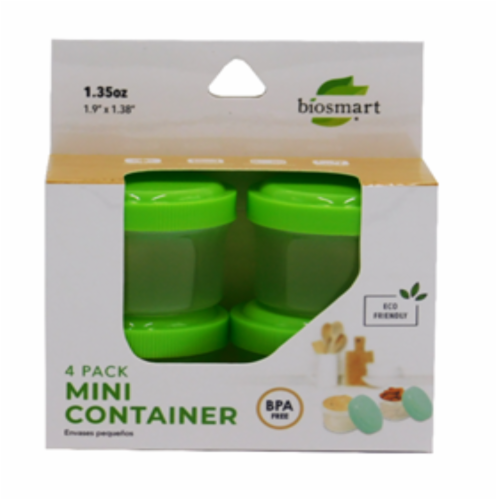 Biosmart Mini Reusable Food Containers Perspective: front