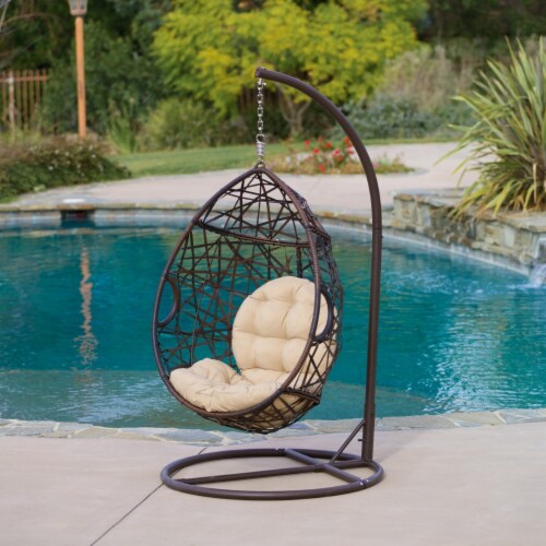 Berkley outdoor outlet swinging egg chair