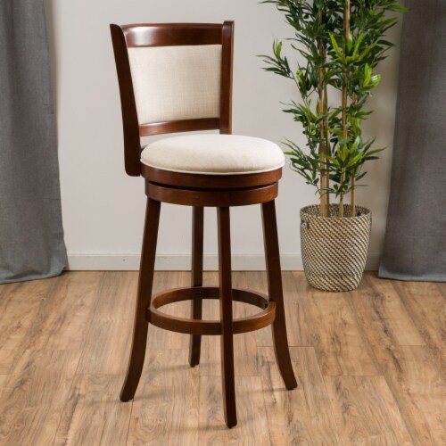 Davis 29 Inch Fabric Swivel Backed Bar Stool 1 unit Fry s Food
