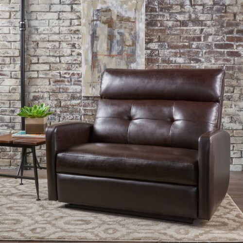 Pu shop leather recliner