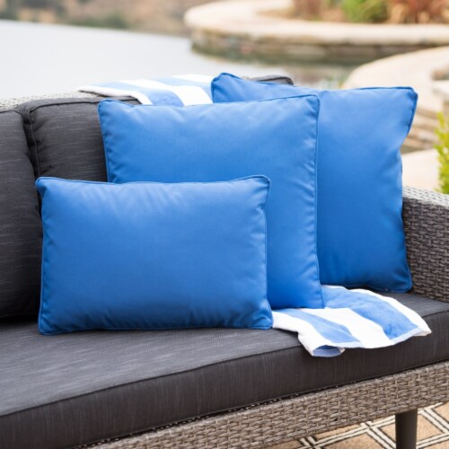 Corona Outdoor Patio Water Resistant Pillow Sets black set of 4, 1 unit -  Kroger