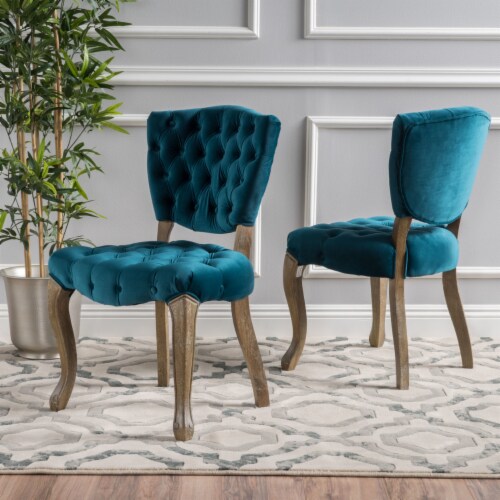 Dark teal store chair
