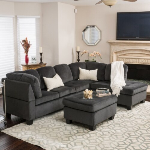 3 pieces sectional sofa set discount