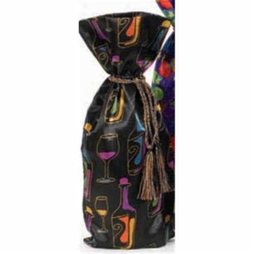 Joann Marie Designs Printed Wine Bag - Bottles Pack of 12 Perspective: front