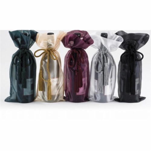 Joann Marie Designs W10S Sheer Wine Bag Silver Pack of 12, 12 Pick ‘n Save