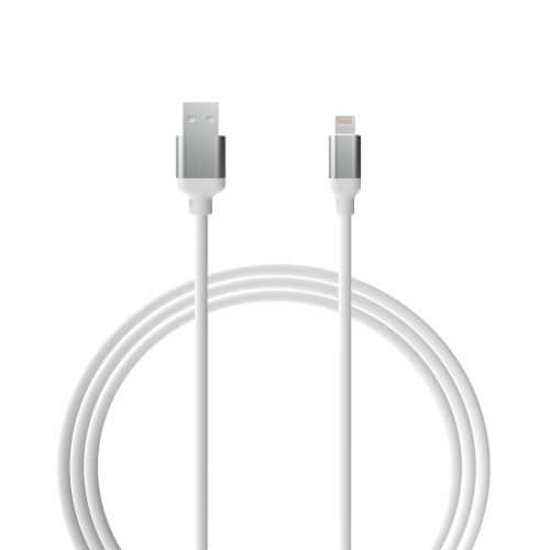 Kickpower iPhone Cable - White Perspective: front