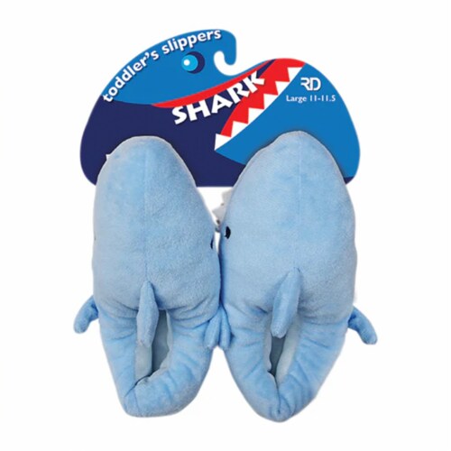 Shark plush slippers deals