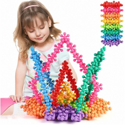 Imagine & Construct 200Piece 3D Interlocking Building Blocks Stem