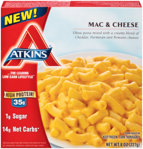 Atkins Mac & Cheese Perspective: front