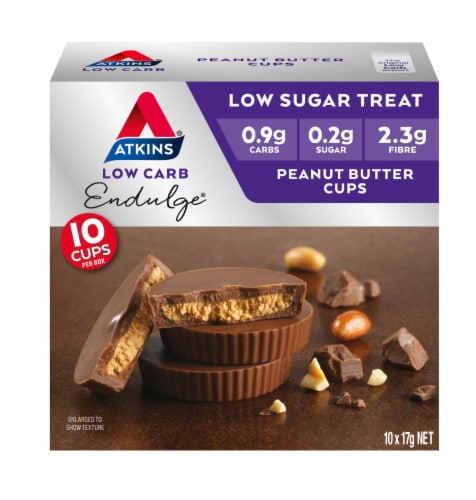 Atkins Endulge Peanut Butter Cups Perspective: front