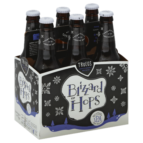 Troegs Independent Brewing Blizzard of Hops Winter IPA Perspective: front