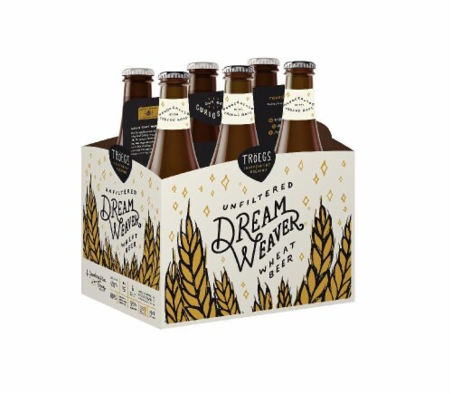 Troegs Dreamweaver Wheat Beer 6 Pack Perspective: front