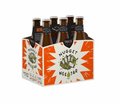 Troegs Nugget Nectar 6 pack Perspective: front