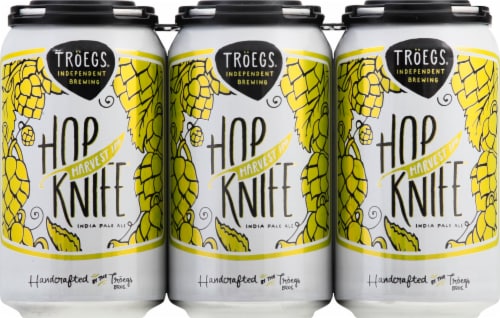 Troegs Independent Brewing Hop Knife Harvest IPA Perspective: front