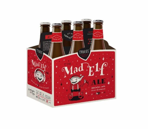 Troegs Mad Elf Ale 6 Pack Perspective: front