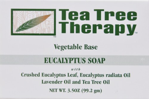 Tea Tree Therapy Eucalyptus Soap Perspective: front