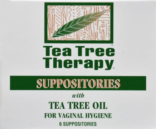 Tea Tree Therapy Suppositories Perspective: front
