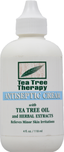 Tea Tree Therapy Antiseptic Cream with Tea Tree Oil Perspective: front