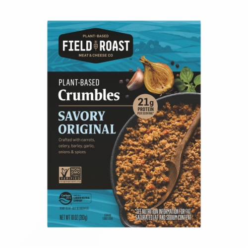 Field Roast™ Plant Based Crumbles Savory Original Perspective: front