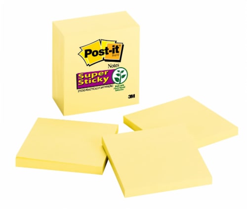 Post-it® Super Sticky Notes Perspective: front