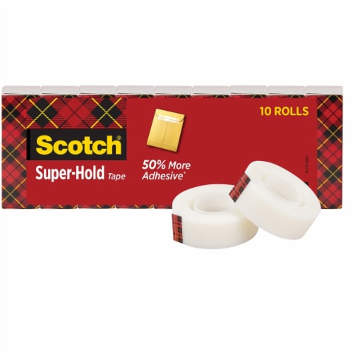 Scotch® Super-Hold Tape - 10 pk - Clear Perspective: front