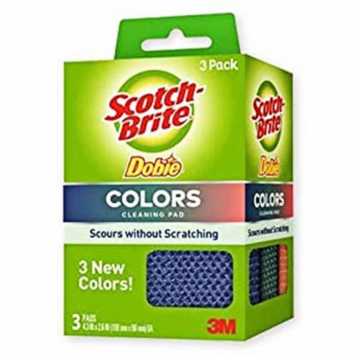 Scotch-Brite® Dobie™ Colors All-Purpose Pads Perspective: front