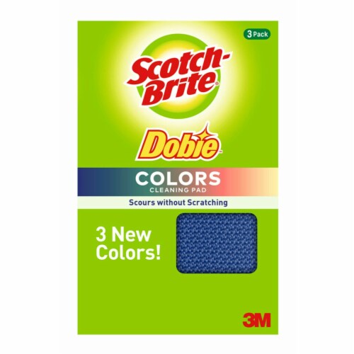 Scotch-Brite® Dobie™ Colors All-Purpose Pads Perspective: front