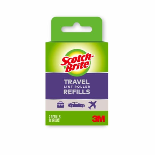 Scotch-Brite™ Travel Lint Roller Refill Twin Pack, 3 in x 8.5 ft - Smith's  Food and Drug