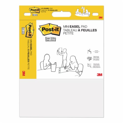 Post-it Easel 15x18 Pads Super Sticky Self Stick Easel Pads - White, 1 ct -  Fry's Food Stores