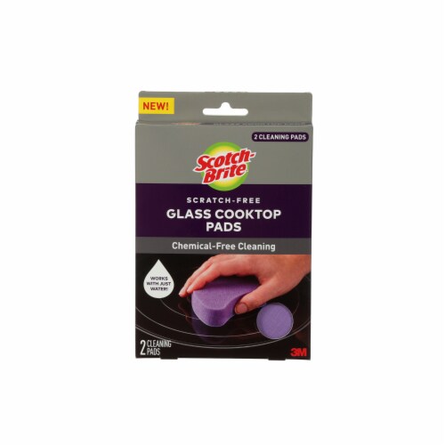 Scotch-Brite™ Scratch-Free Glass Cooktop Pads Perspective: front