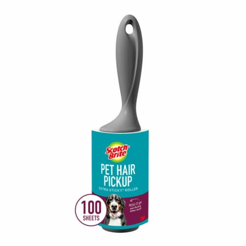 Scotch Brite® Pet Hair Pickup Extra Sticky Lint Roller Perspective: front