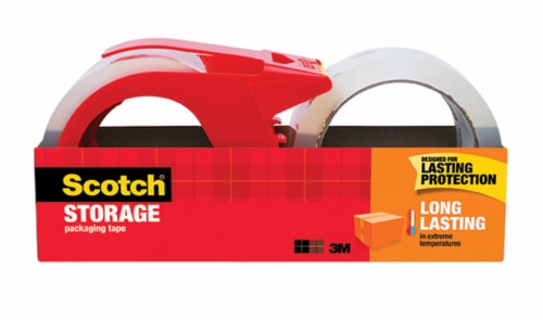 Scotch® Storage Packing Tape Perspective: front