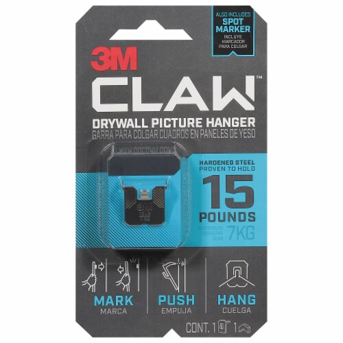 3M Claw™ Drywall Picture Hanger with Spot Marker Perspective: front