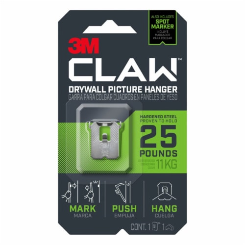 3M Claw Drywall Picture Hanger with Spot Marker Perspective: front