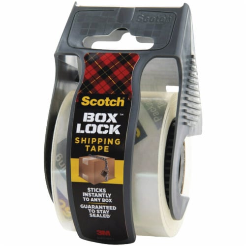 Scotch® Box Lock™ Shipping Packaging Tape Perspective: front
