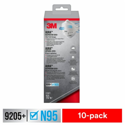 3M™ Aura™ N95 Particulate Respirator Perspective: front