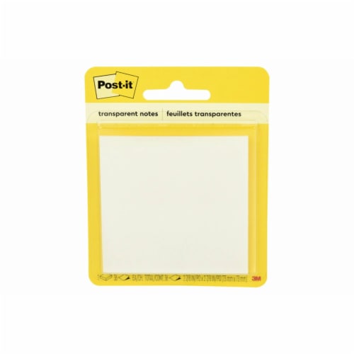 Post-It® Transparent Note Pad Perspective: front