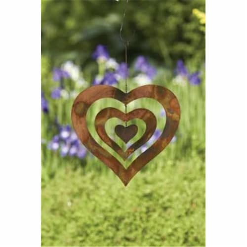 Ancient Graffiti ANCIENTAG87052 Heart Large Hanging Perspective: front