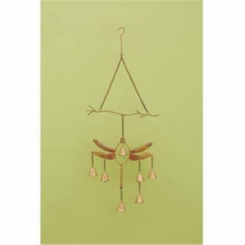 Ancient Graffiti ANCIENTAG1415 Dragonfly with Flamed Bells Perspective: front