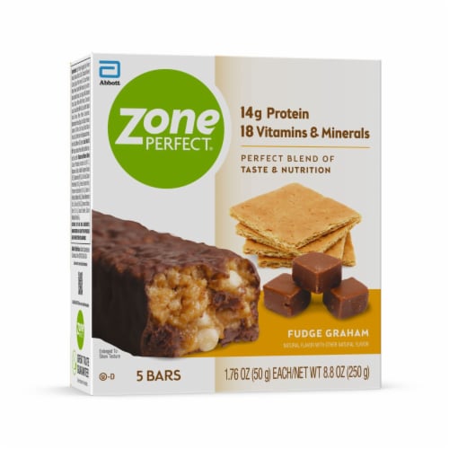ZonePerfect® Fudge Graham Nutrition Bar Perspective: front